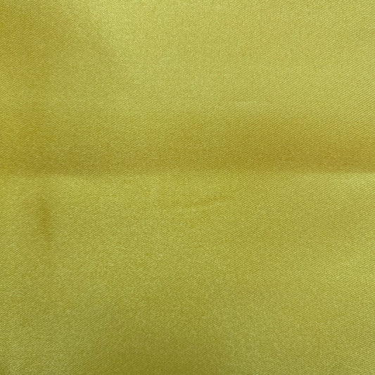Tissu satiné jaune