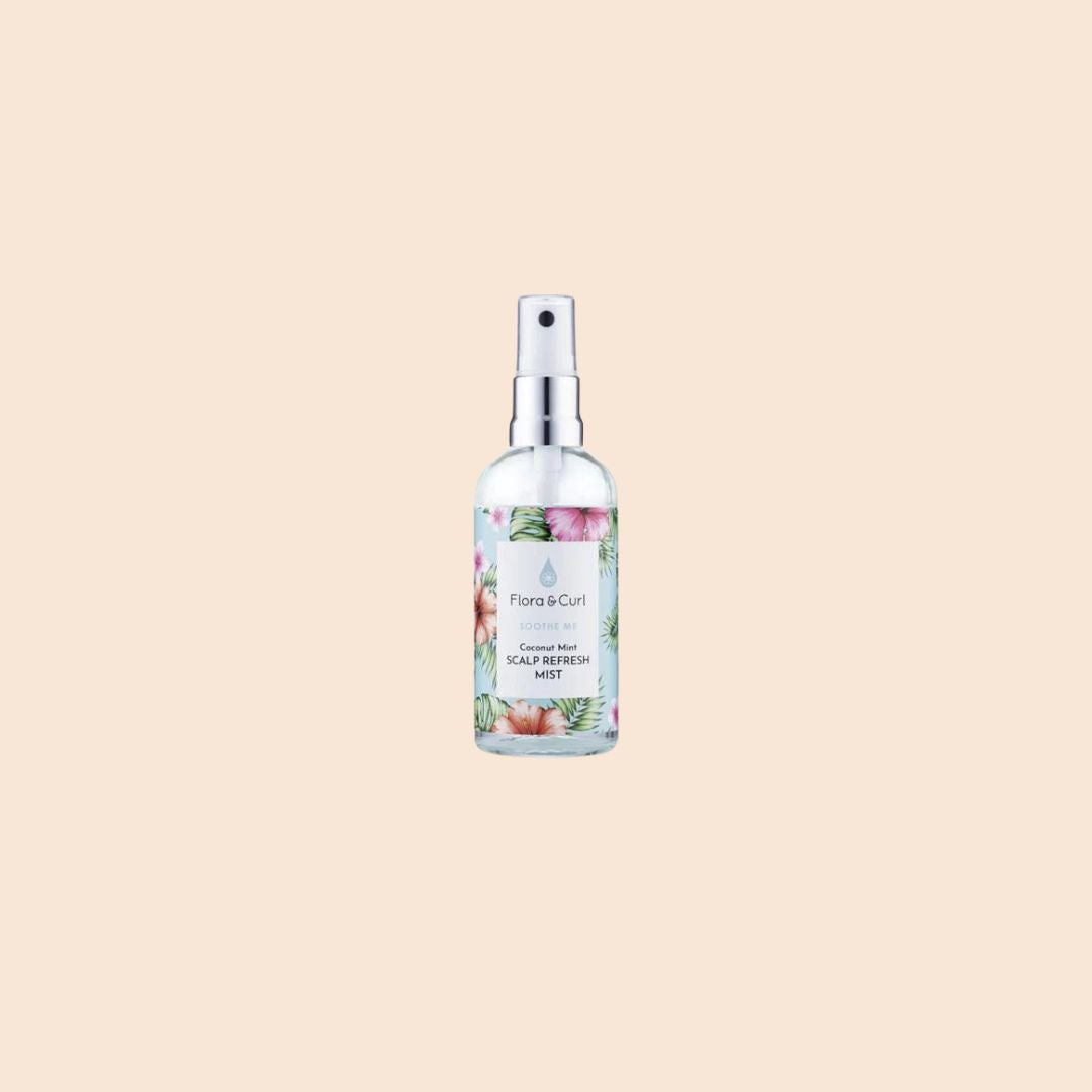 Flora & Curl Coconut Mint Scalp Refresh Mist, 100ml