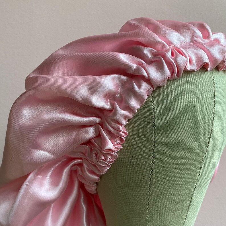 JEN by curly hair care Satin Cap Rosa, rosa