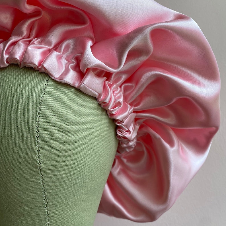JEN by curly hair care Satin Cap Rosa, rosa