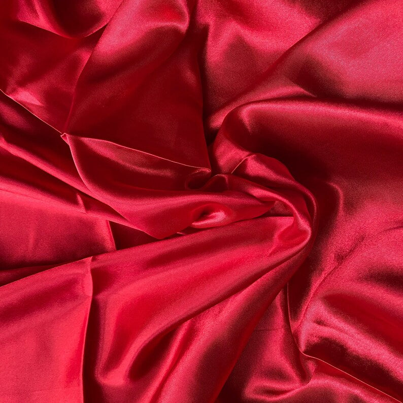 Satin Tuch rot