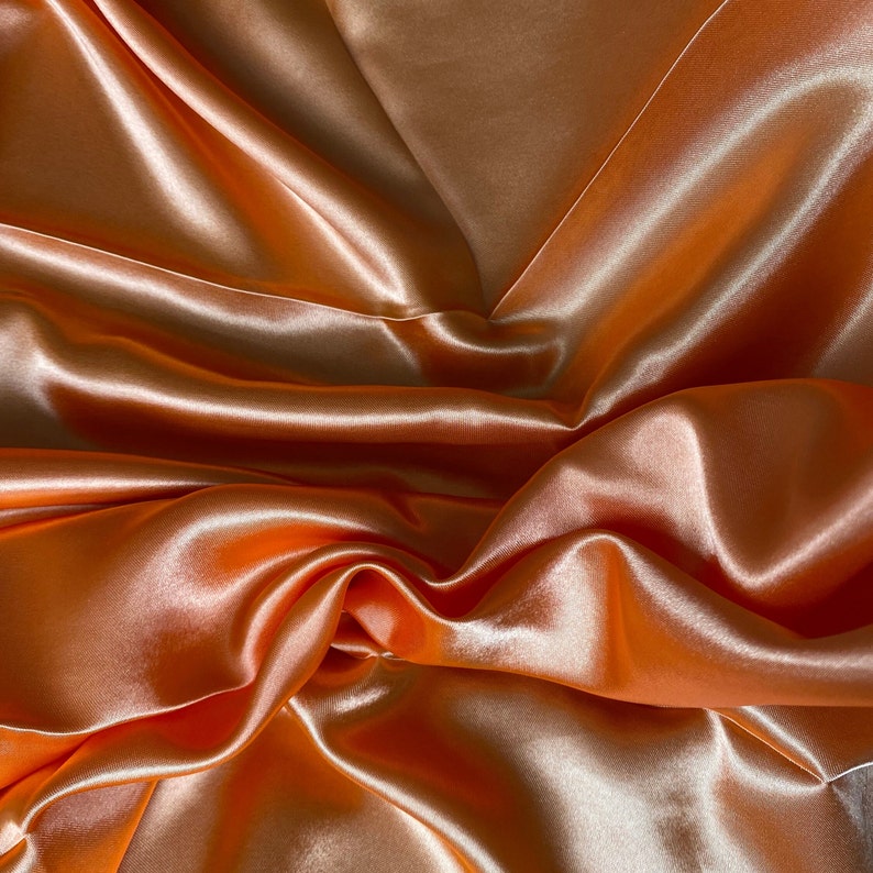Satin Tuch orange