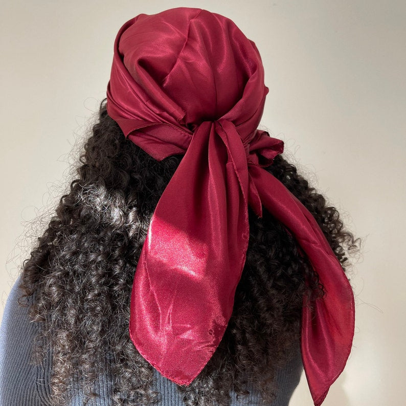 Satin Tuch bordeaux