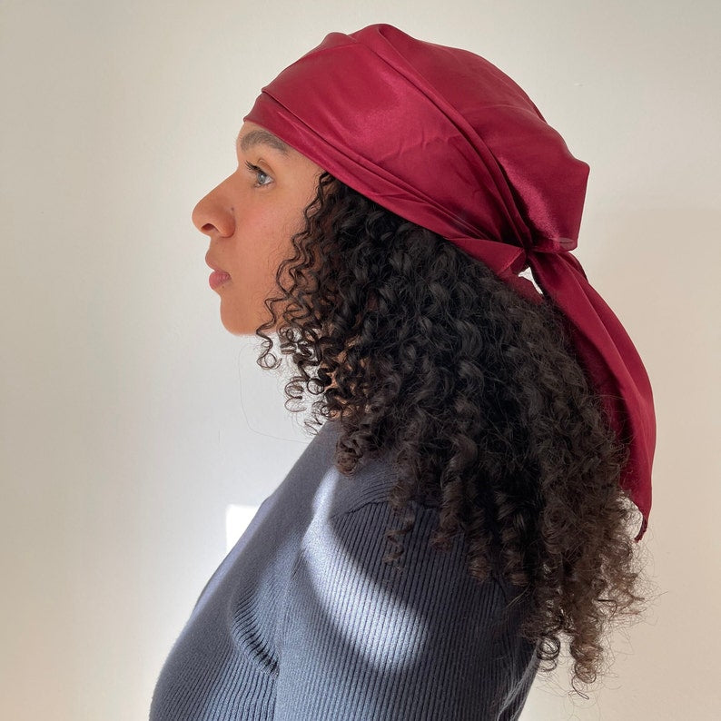 Satin Tuch bordeaux