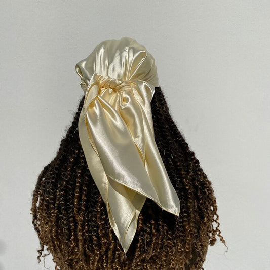 Champagne en tissu satiné