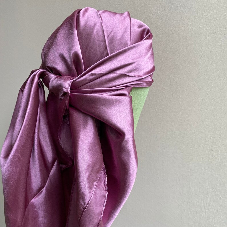 Satin Tuch violett