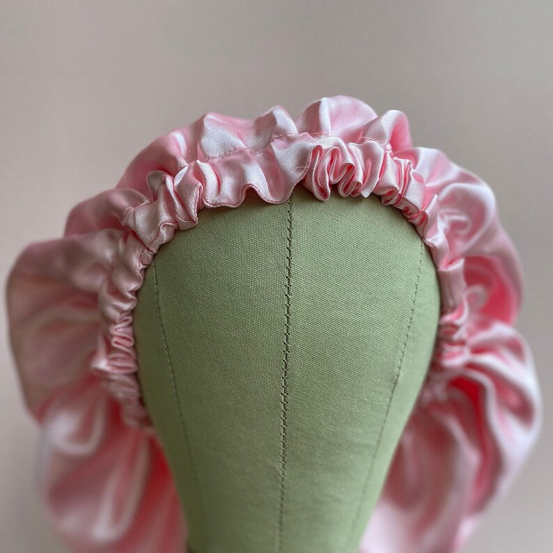 JEN by curly hair care Satin Cap Rosa, rosa
