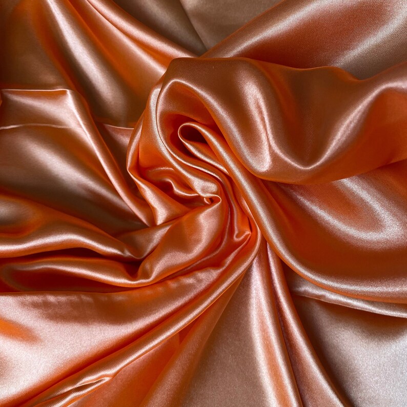 Satin Tuch orange