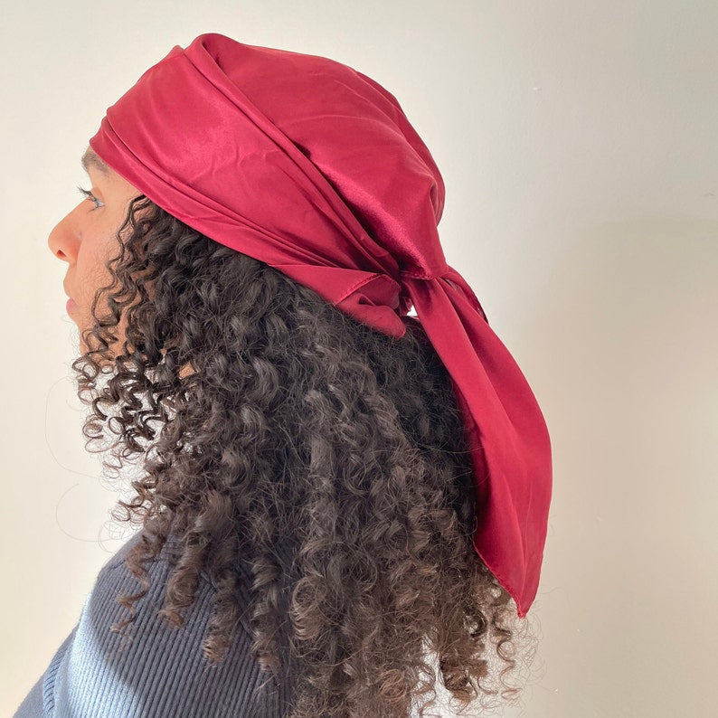 Satin Tuch bordeaux