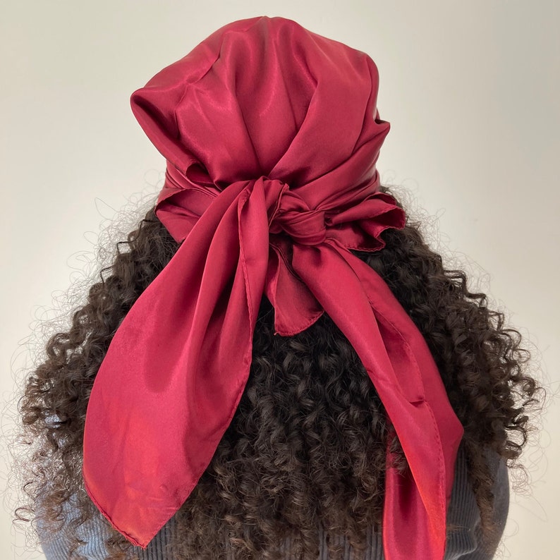 Satin Tuch bordeaux