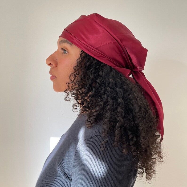 Satin Tuch bordeaux