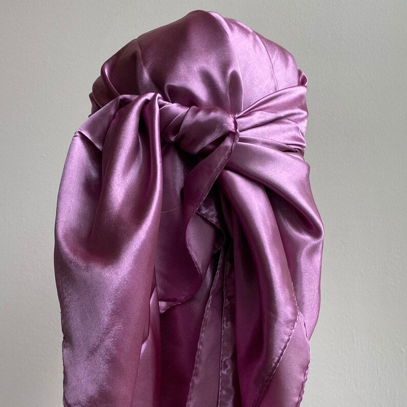Satin Tuch violett