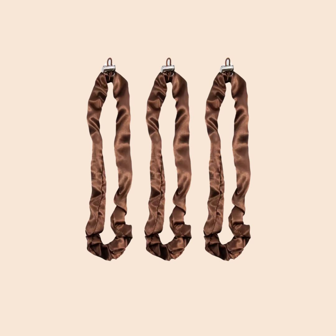 Lot de 5 serre-têtes Puff noirs