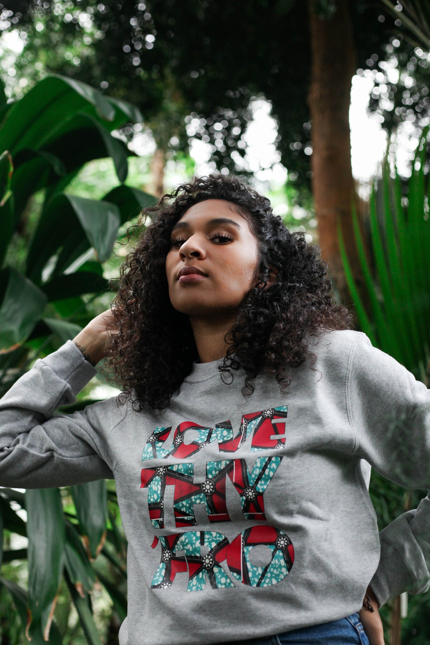 JEN by curly hair care Sweatshirt Love Thy Fro, versch. Farben