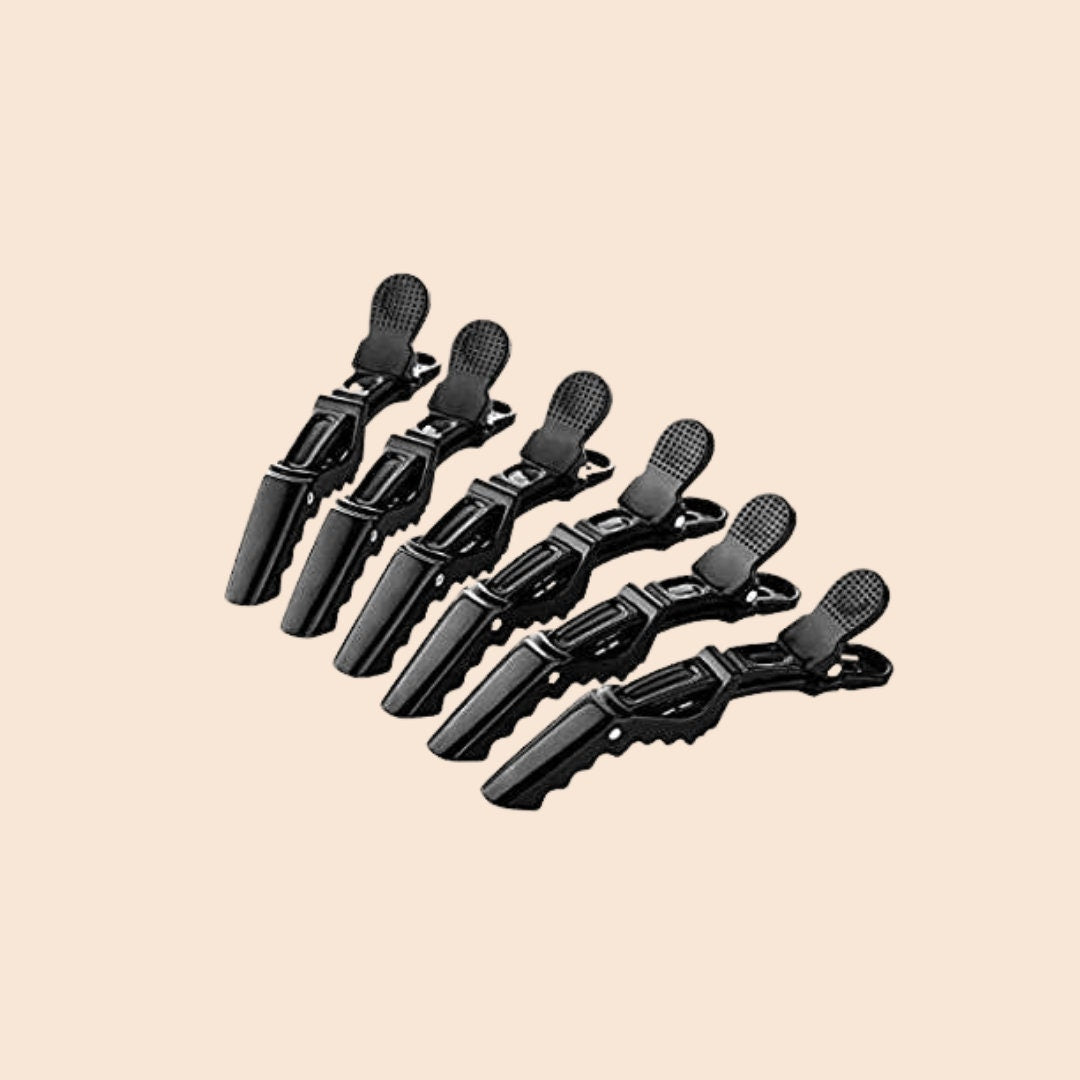 Haarclips Set 5 Stück, schwarz