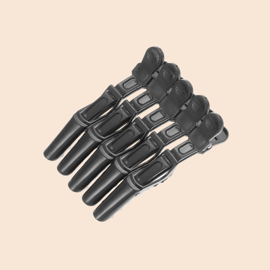 Haarclips Set 5 Stück, schwarz