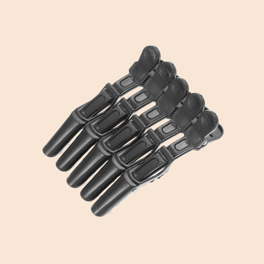 Haarclips Set 5 Stück, schwarz