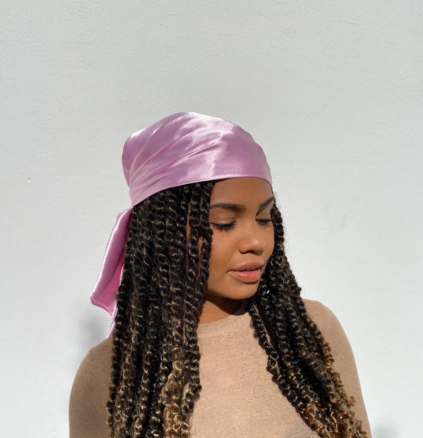 Satin Tuch rosa