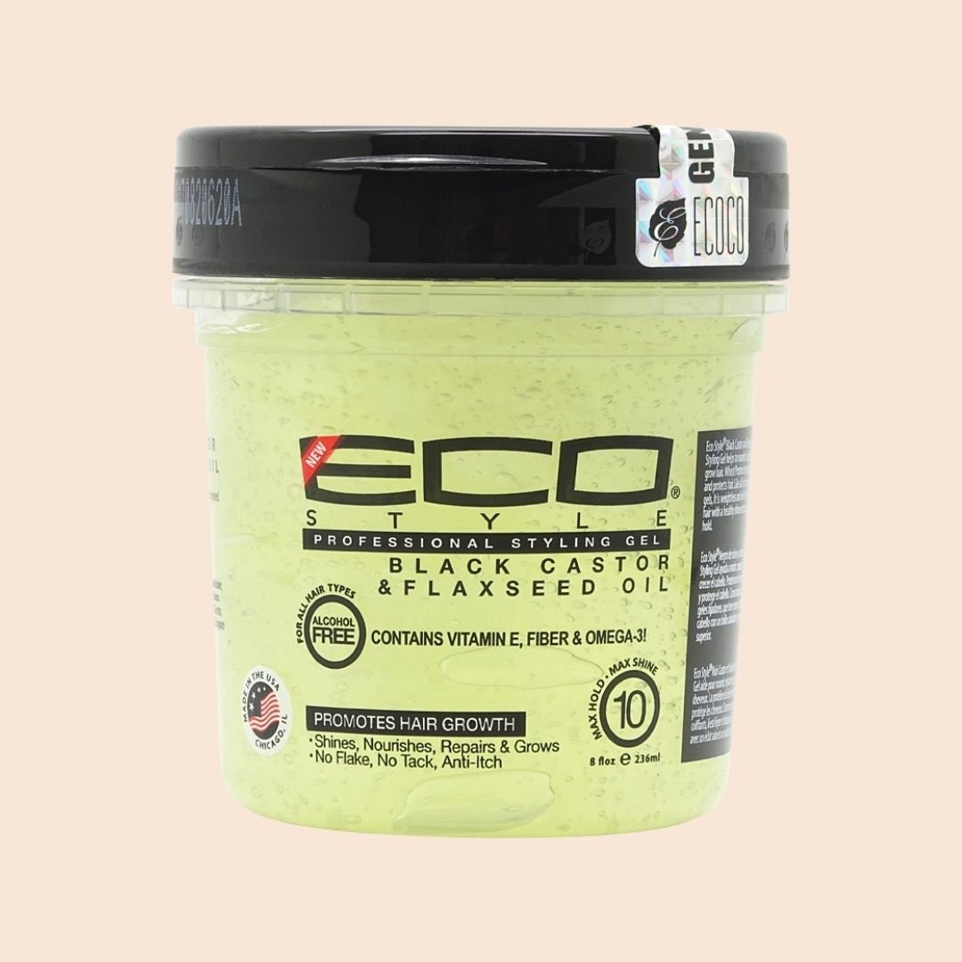 Eco Styler Black Castor & Flaxseed Oil Professional Styling Gel, 236 ml