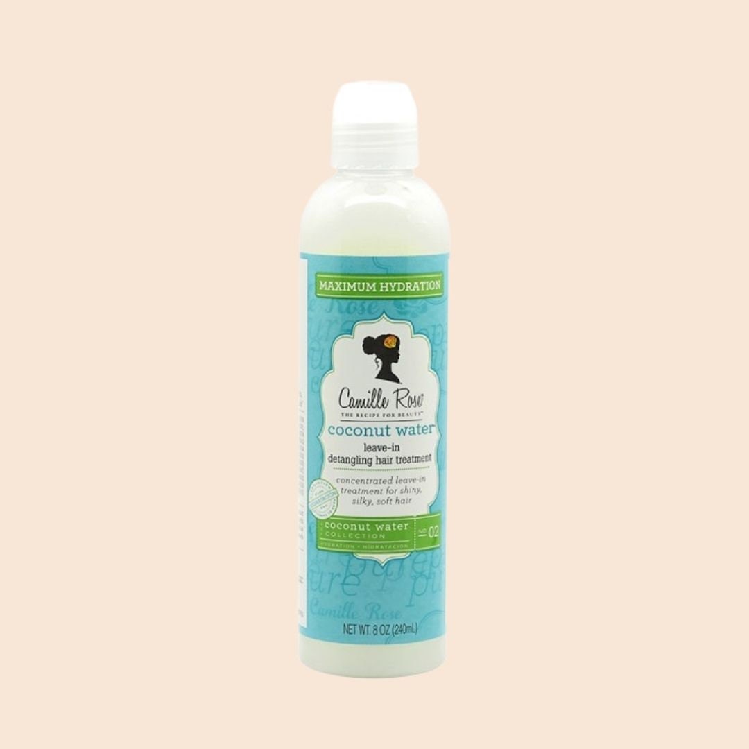 Camille Rose Naturals Coconut Water Leave-In Treatment Leave In Conditioner, 240ml