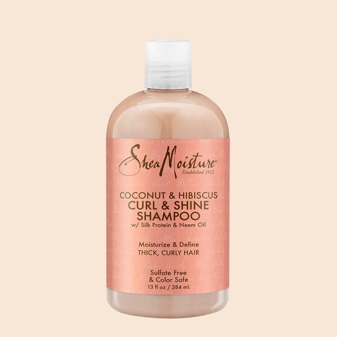 Shea Moisture Coconut & Hibiscus Curl and Shine Shampoo, 384 ml
