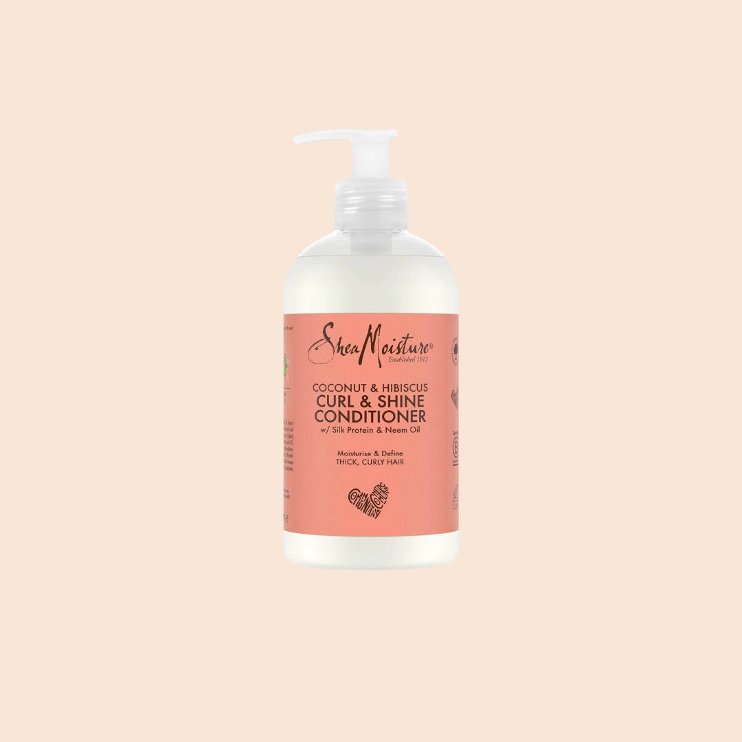 Shea Moisture Revitalisant boucles et brillance à la noix de coco et à l'hibiscus, 379 ml