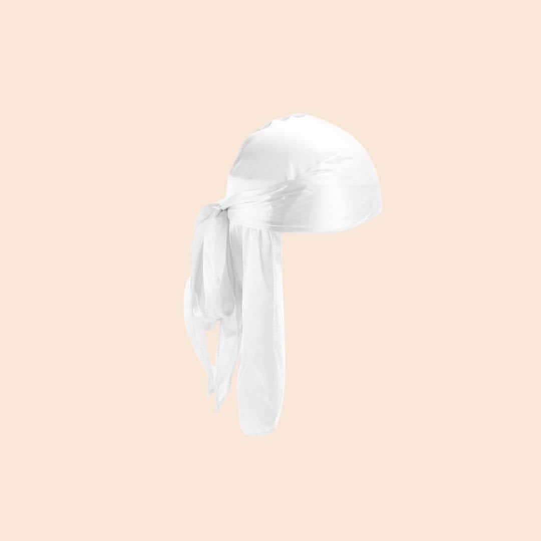 Durag Satiniert weiß