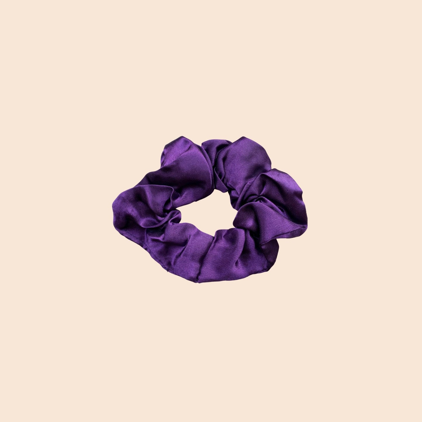 Chouchou satiné S violet