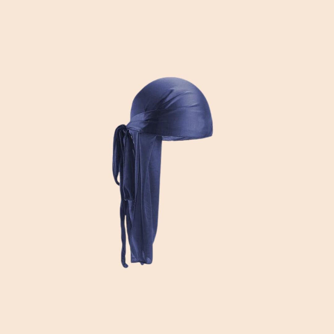 Durag Satiniert blau
