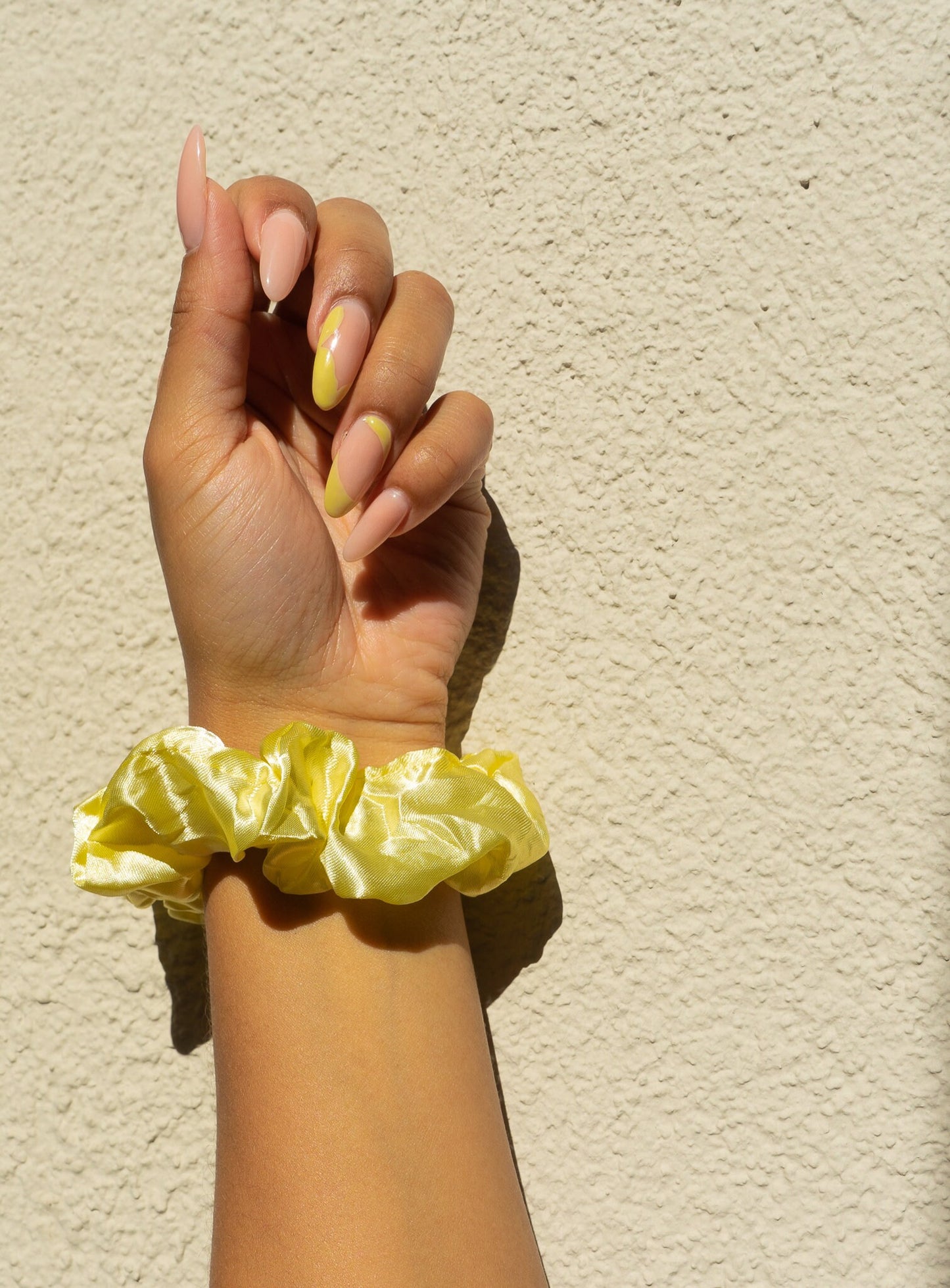 Satin Scrunchie S gelb