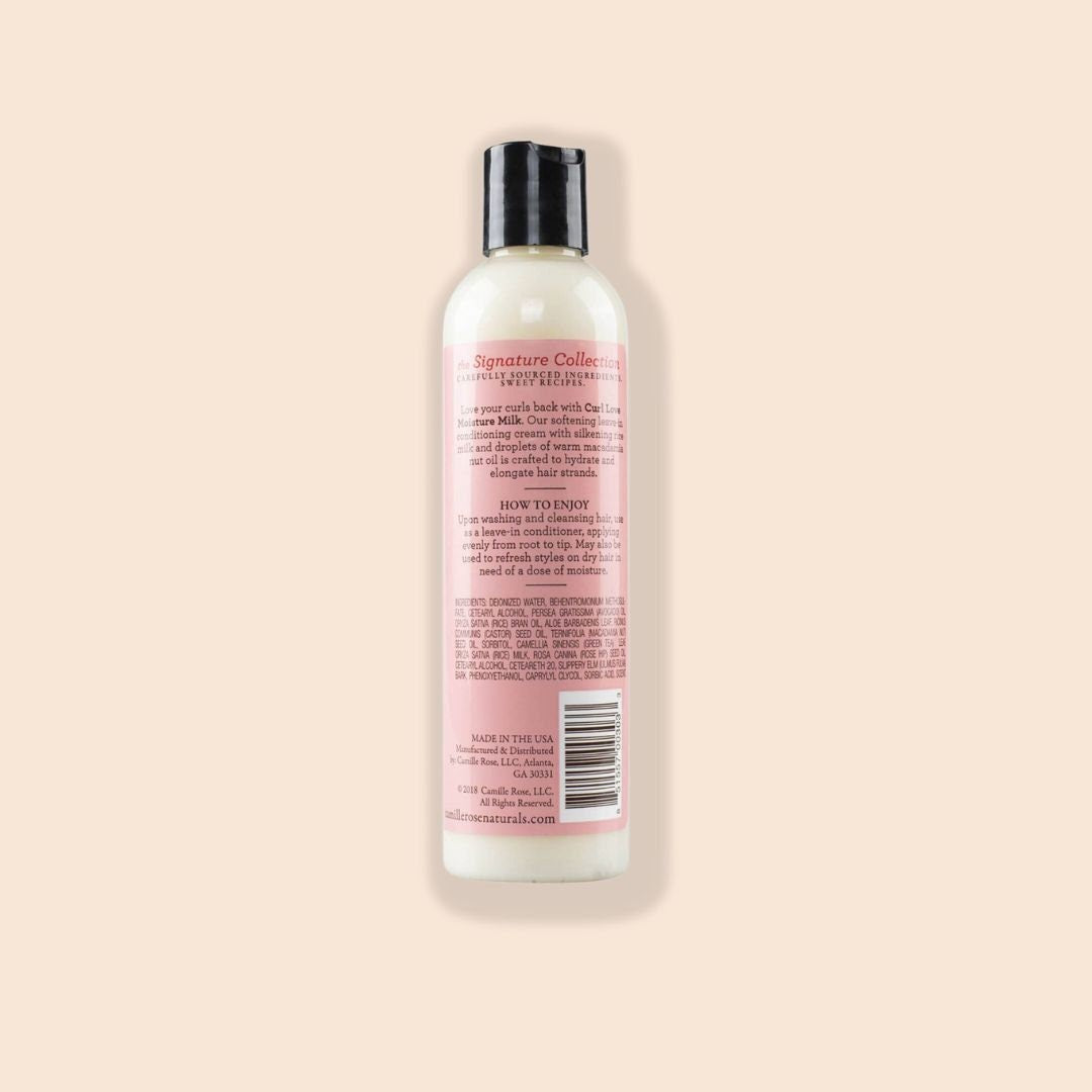 Camille Rose Curl Love Lait hydratant, 240 ml