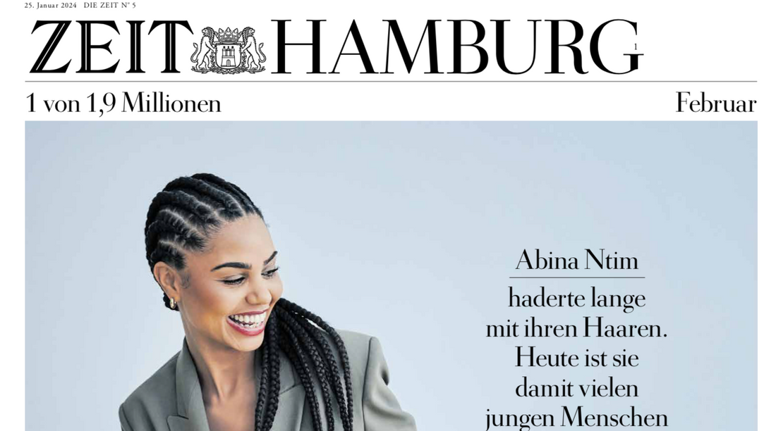 Abina Ntim auf dem Titelbild der Zeit Hamburg