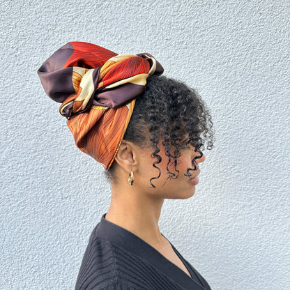 Tissu satiné coloré