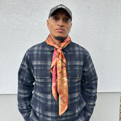 Tissu satiné coloré