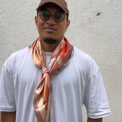 Tissu satiné coloré