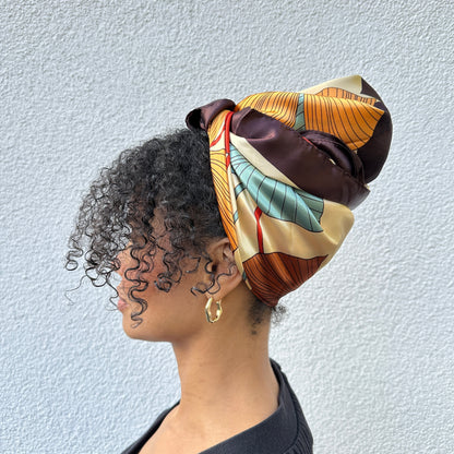 Tissu satiné coloré