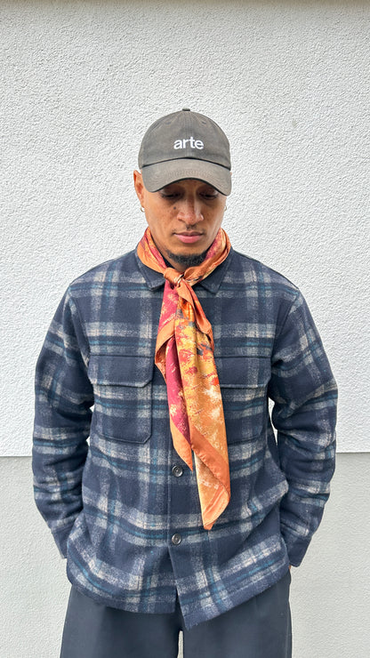 Tissu satiné coloré