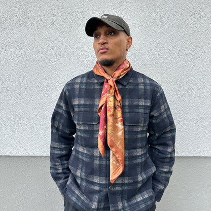 Tissu satiné coloré