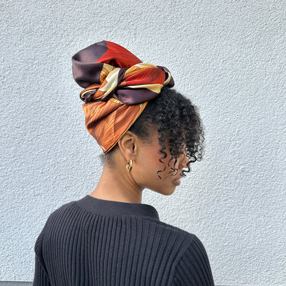 Tissu satiné coloré