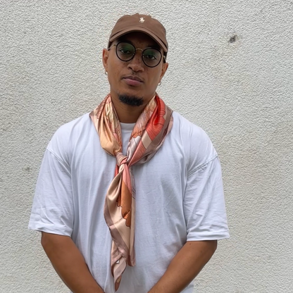 Tissu satiné coloré