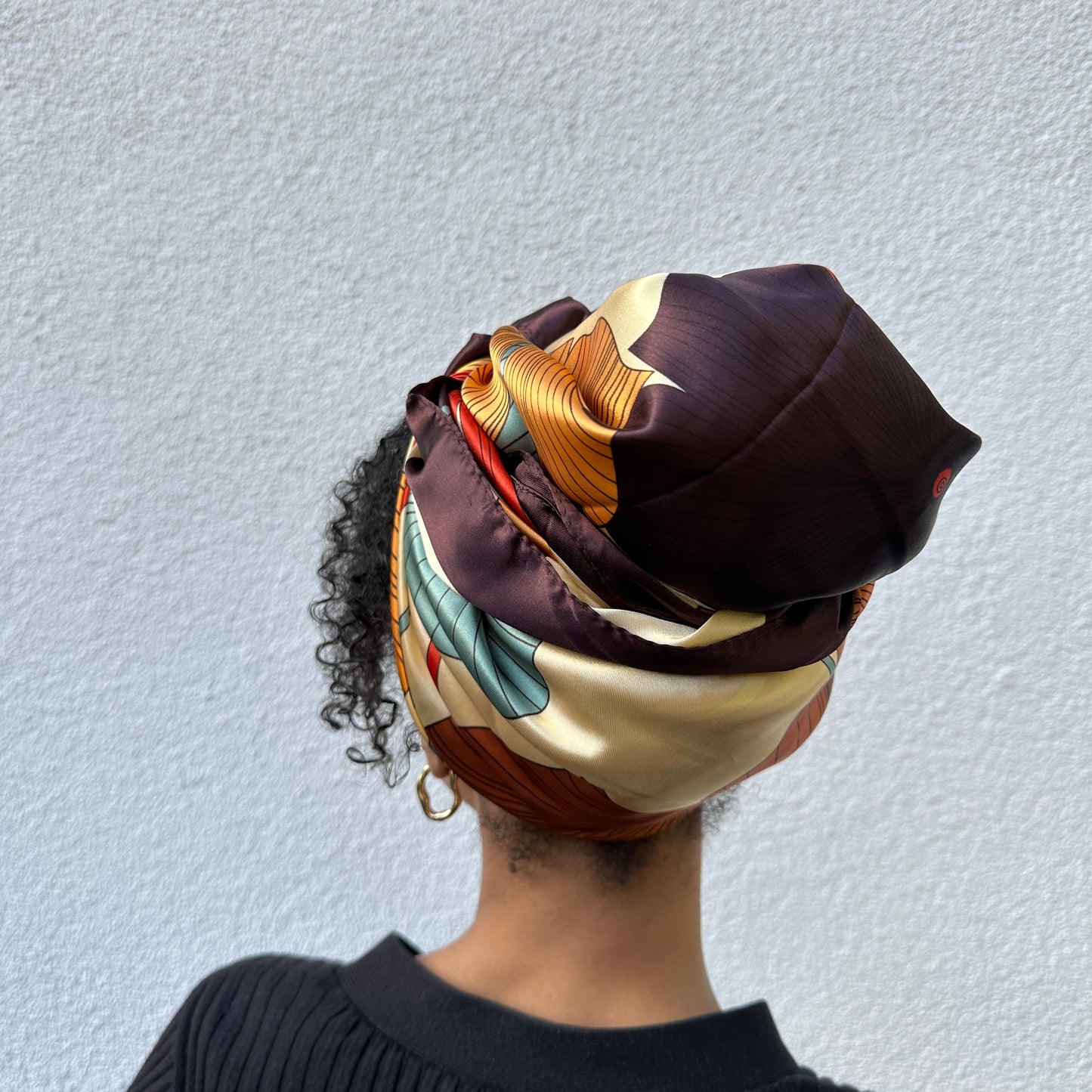 Tissu satiné coloré