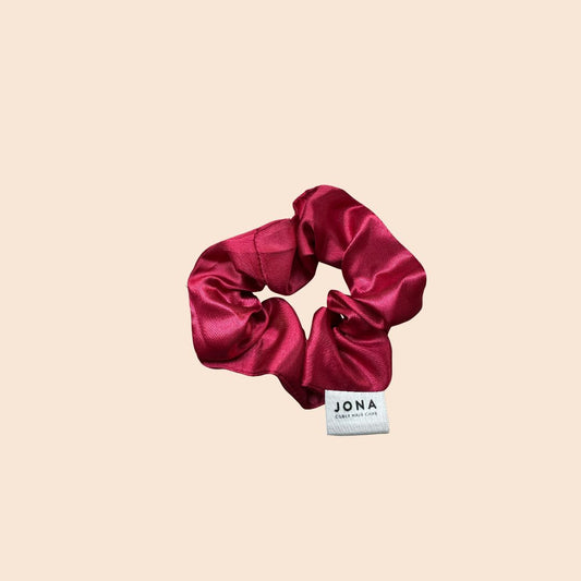 Satin Scrunchie M bordeaux