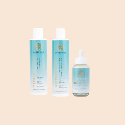 Unrefined Riches Shampoo, Conditioner & Serum Bundle