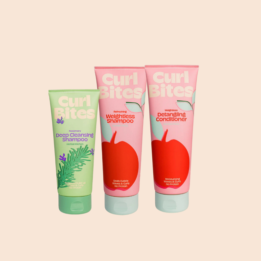 Curl Bites 3-Step Healthy Scalp & Happy Hair Set Bundle
