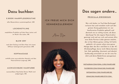 Geschenkgutschein im Wert von 99 Euro |  Individuelle Online Haarberatung für Afrohaare und Locken